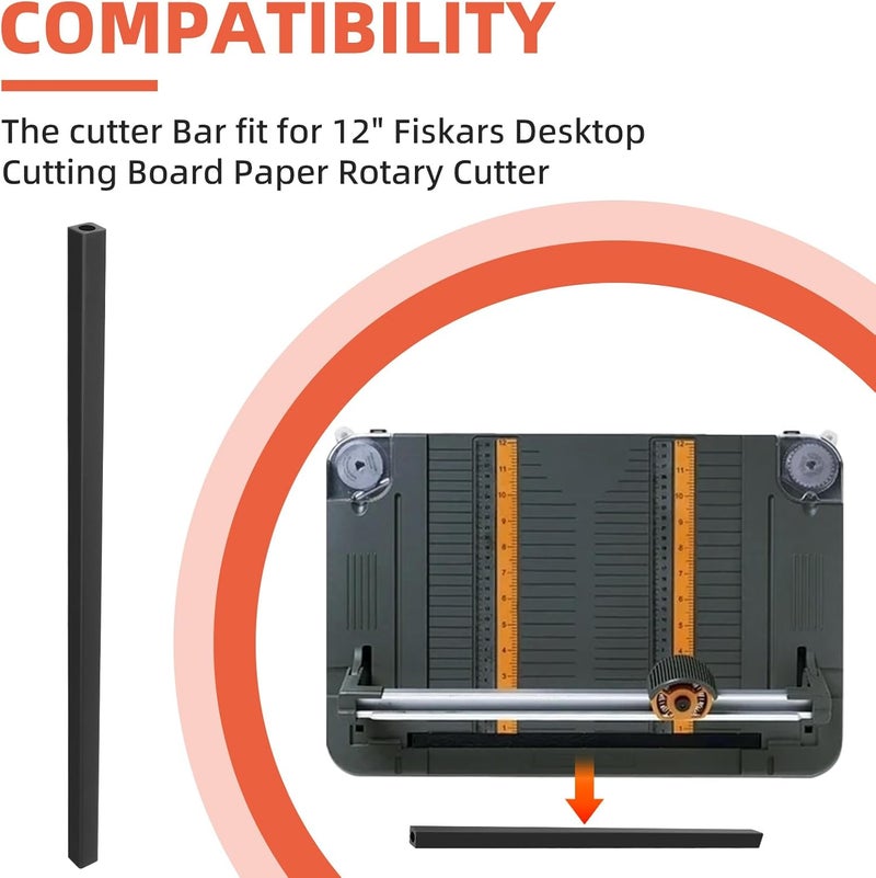 PROSOCOOL 95827097 Rotary Cut Bar Replacement for Fiskars Cutter Replacement Cutting Bar,Ideal for Printing Shops, Libraries and Offices - Image 2
